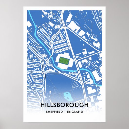 Hillsborough Stadium Poster, de thuisbasis van She Poster (Voorkant)