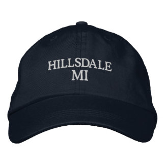 Hillsdale Michigan Geborduurde Honkbalpet Pet