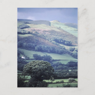 Hillside in Wales briefkaart UK
