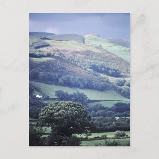Hillside in Wales briefkaart UK (Voorkant)