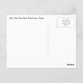 Hillside of Early Spring Flowers Landscape Briefkaart (Achterkant)