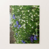 Hillside of Early Spring Flowers Landscape Legpuzzel (Verticaal)