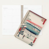 Hilltop Snow Uitzicht  Ukiyo-e Japanse kunst Planner (Display)