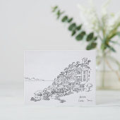 Hilltop Village of Nonza | Corsica, Frankrijk Briefkaart (Staand voorkant)