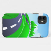 Hilly road, iPhone 5 coque (Dos (Horizontal))