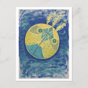 Hilma af Klint abstract art Briefkaart