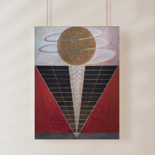 Hilma Af Klint, altaarstuk nr. 2, Abstracte kunst Foto Afdruk
