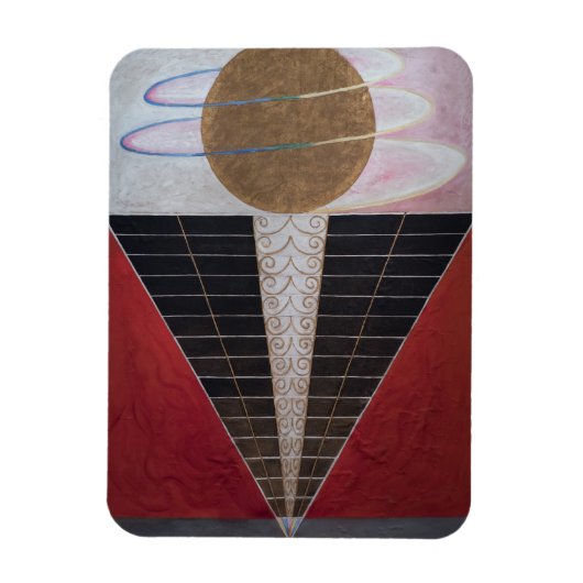 Hilma Af Klint, altaarstuk nr. 2, Abstracte kunst Magneet (Verticaal)
