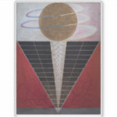 Hilma Af Klint, altaarstuk nr. 2, Abstracte kunst Sticker (Voorkant)