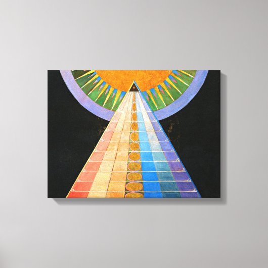 Hilma Af Klint Altarstuk nr. 1 Canvas Afdruk (Voorkant)