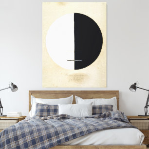 Hilma af Klint - Buddha's Standpunt in het Aardse Canvas Afdruk