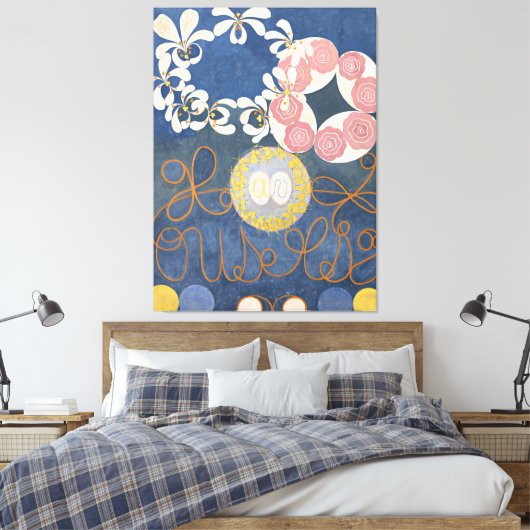 Hilma af Klint - Childhood Group  Canvas Afdruk (Insitu (Slaapkamer))