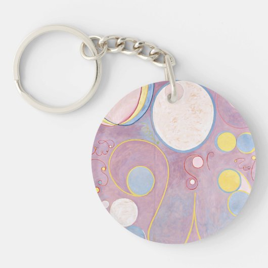 Hilma af Klint - De 10 grootste nr. 8 Sleutelhanger (Voorkant)