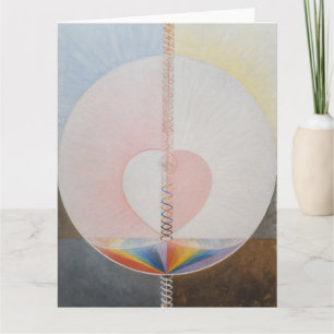 Hilma af Klint, de duif nr.25, Abstracte kunst Kaart