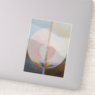 Hilma af Klint, de duif nr.25, Abstracte kunst Sticker