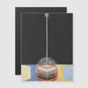 Hilma af Klint, de duif nr. 2, Abstracte kunst Magnetische Uitnodiging