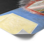 Hilma af Klint, de duif nr. 2, Abstracte kunst Poster (Hoek)