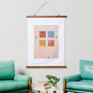 Hilma af Klint, de tien grootste No10, Abstracte k Hangend Wandkleed
