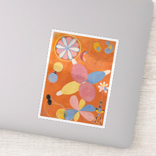 Hilma af Klint, de tien grootste No4, Abstracte ku Sticker