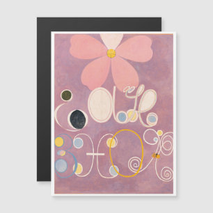 Hilma af Klint, de tien grootste No5, Abstracte ku Magnetische Uitnodiging