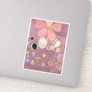Hilma af Klint, de tien grootste No5, Abstracte ku Sticker