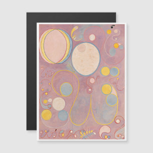 Hilma af Klint, de tien grootste no8, Abstracte ku Magnetische Uitnodiging