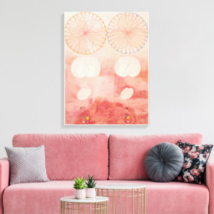 Hilma af Klint, de tien grootste no9, Abstracte ku Canvas Afdruk