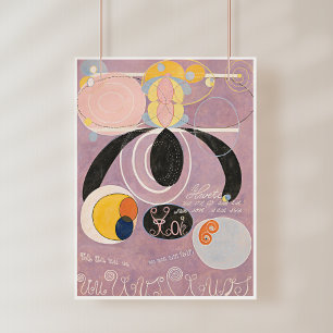 Hilma af Klint, de tien grootste nr6, Abstracte ku Poster