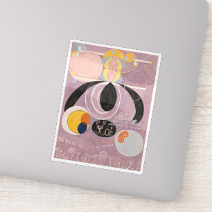 Hilma af Klint, de tien grootste nr6, Abstracte ku Sticker