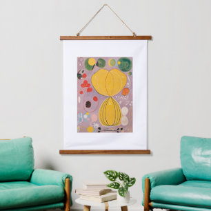 Hilma af Klint, de tien grootste nr7, Abstracte ku Hangend Wandkleed