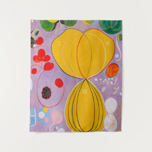 Hilma af Klint - De tien grootste nr. 7 Wandkleed