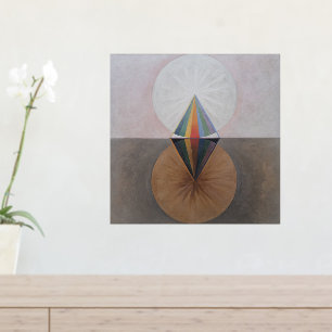 Hilma af Klint, De zwaan nr. 12, Abstracte kunst Folie Afdrukken
