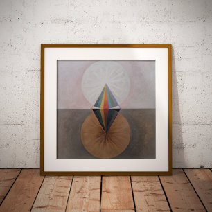 Hilma af Klint, De zwaan nr. 12, Abstracte kunst Foto Afdruk