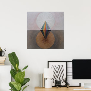 Hilma Af Klint, De Zwaan nr. 12, Abstracte Kunst Poster