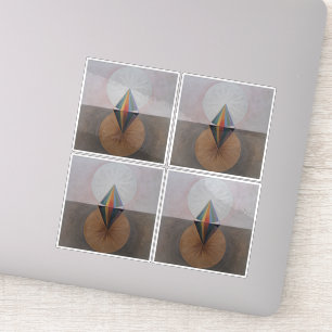 Hilma af Klint, De zwaan nr. 12, Abstracte kunst Sticker