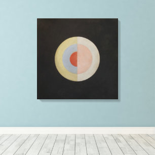 Hilma af Klint, De zwaan nr.16, Abstracte kunst Canvas Afdruk