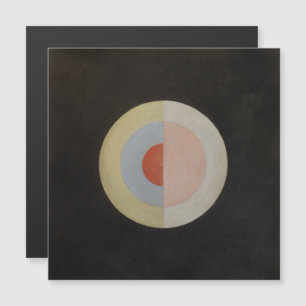 Hilma af Klint, De zwaan nr.16, Abstracte kunst Magnetische Uitnodiging