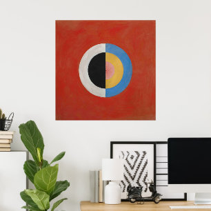 Hilma af Klint, De zwaan nr. 17, Abstracte kunst Poster