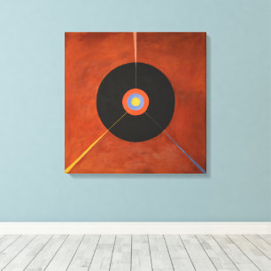 Hilma af Klint, De zwaan nr. 18, Abstracte kunst Canvas Afdruk