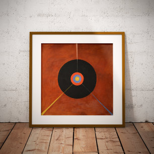 Hilma af Klint, De zwaan nr. 18, Abstracte kunst Foto Afdruk