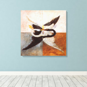 Hilma af Klint, De zwaan nr.24, Abstracte kunst Canvas Afdruk