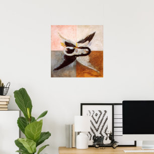 Hilma af Klint, De zwaan nr.24, Abstracte kunst Poster