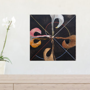 Hilma af Klint, De zwaan nr. 7, Abstracte kunst Folie Afdrukken