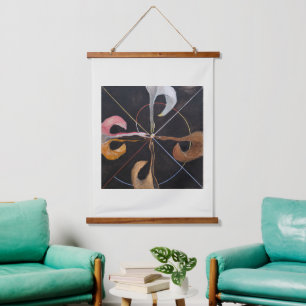 Hilma af Klint, De zwaan nr. 7, Abstracte kunst Hangend Wandkleed