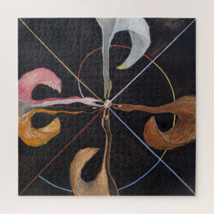 Hilma af Klint, De zwaan nr. 7, Abstracte kunst Legpuzzel