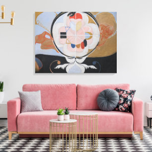 Hilma af Klint, Evolutie nr. 13, Abstracte kunst Canvas Afdruk