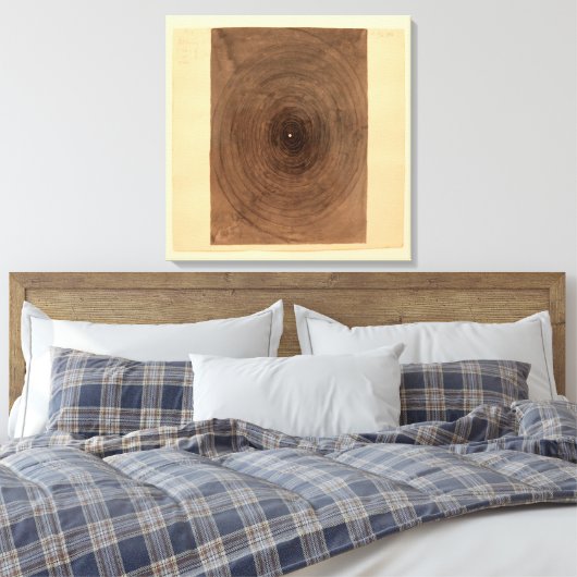 Hilma af Klint, Parsifal nr.1, Abstracte kunst Canvas Afdruk (Insitu (Slaapkamer))