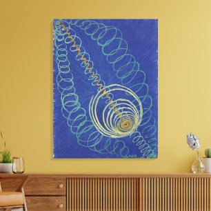 Hilma Af Klint, Primordial Chaos No16 Abstracte ku Canvas Afdruk