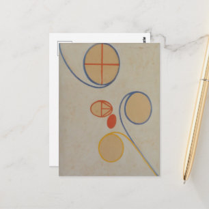Hilma af Klint, Seven Point Star No2, Abstracte ku Briefkaart