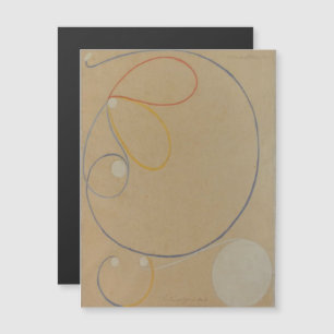 Hilma af Klint, Seven Point Star No7, Abstracte ku Magnetische Uitnodiging